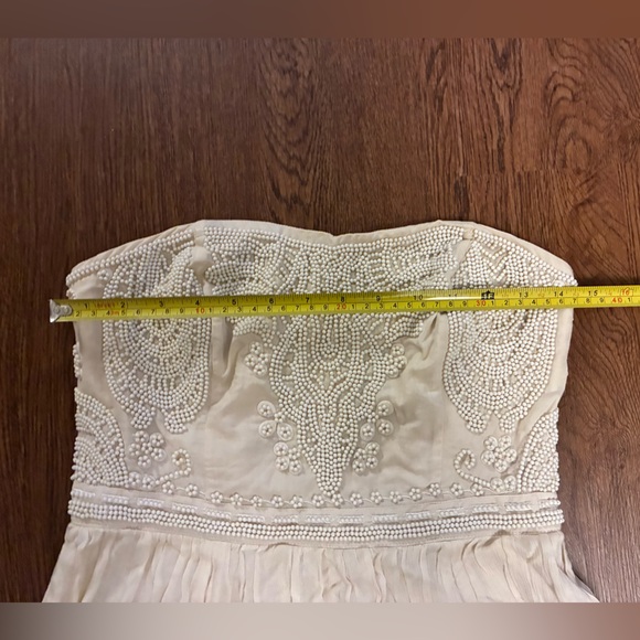 Ecote NWT Pink Sunset Ombré Beaded Mini Dress - Size M - Picture 9 of 10